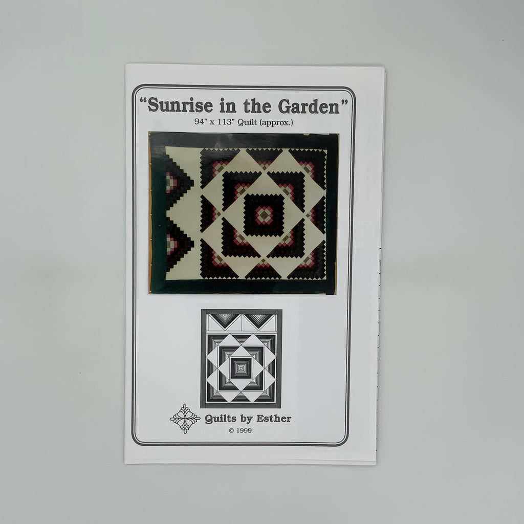 Sunrise in the Garden - Quilts by Esther - Vintage Uncut Quilt Pattern