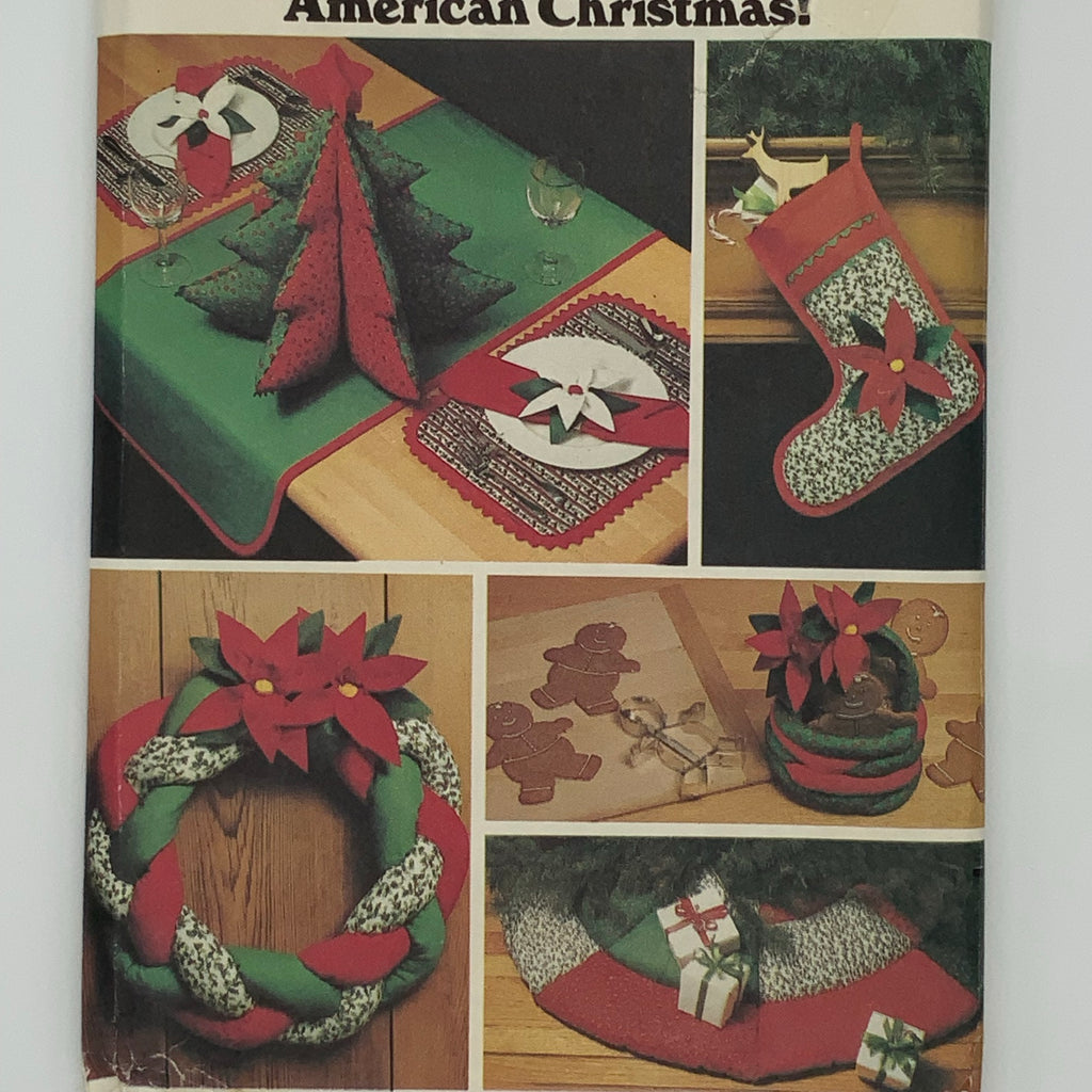 Butterick 4012 Christmas Decorations - Vintage Uncut Sewing Pattern
