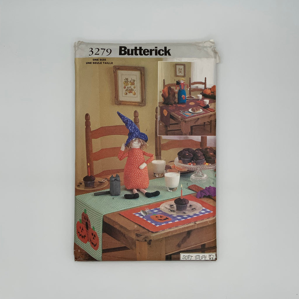Butterick 3279 (2001) Fall/Halloween Table Decor - Uncut Sewing Pattern
