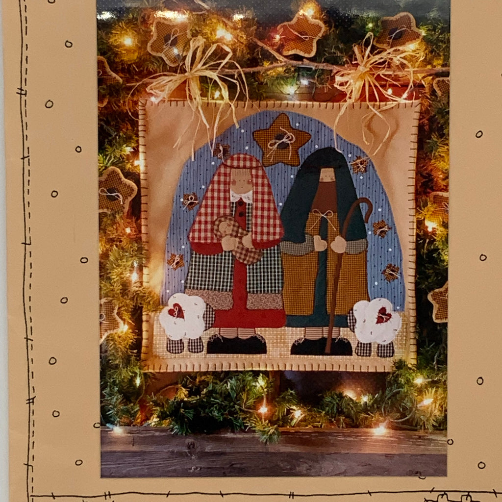 A Country Nativity - Peace Creek Collections - Vintage Uncut Applique Pattern