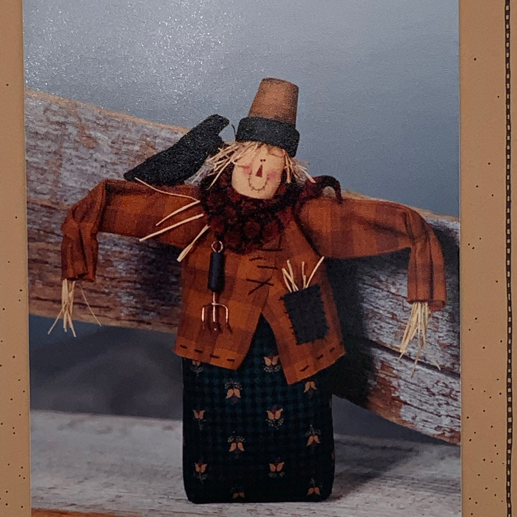 Guard'n Duty 7" Scarecrow - Homebodies - Vintage Uncut Craft Pattern