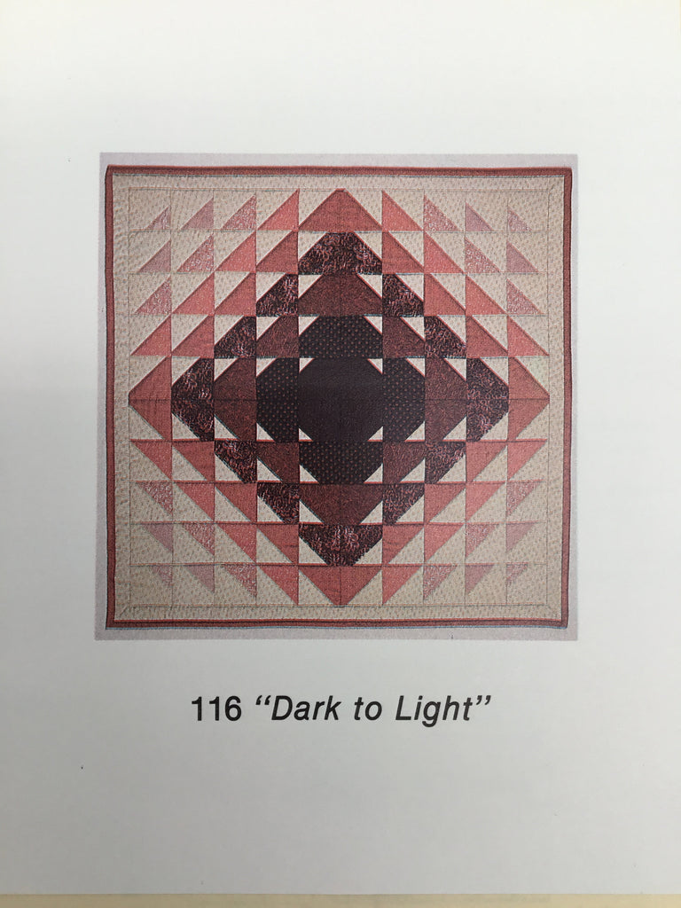 Dark to Light - Oregon Treasures #116 - Vintage Uncut Quilt Pattern