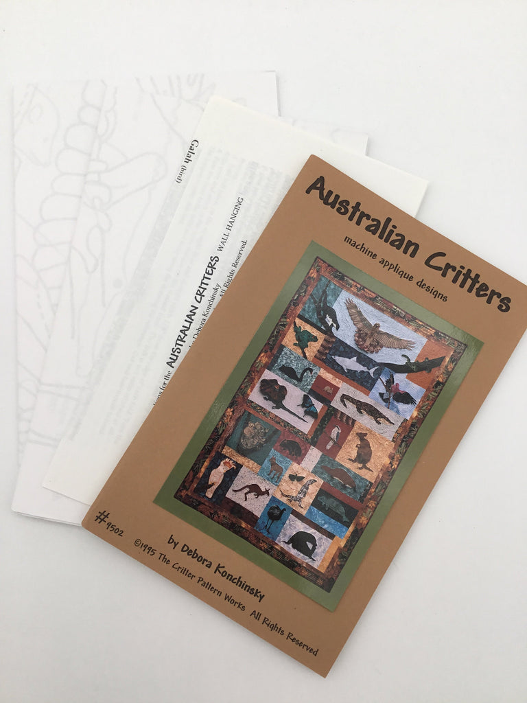 Australian Critters - Critter Pattern Works - Vintage Uncut Quilt Pattern