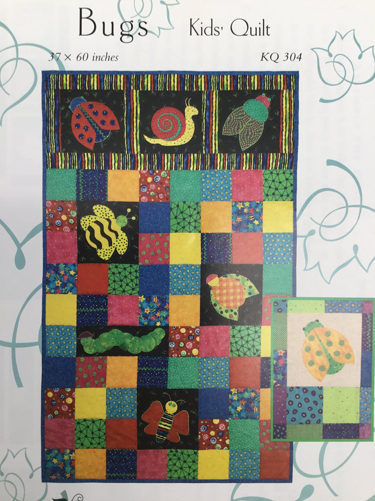 Bugs - Garden Trellis Designs #304 - Uncut Quilt Pattern