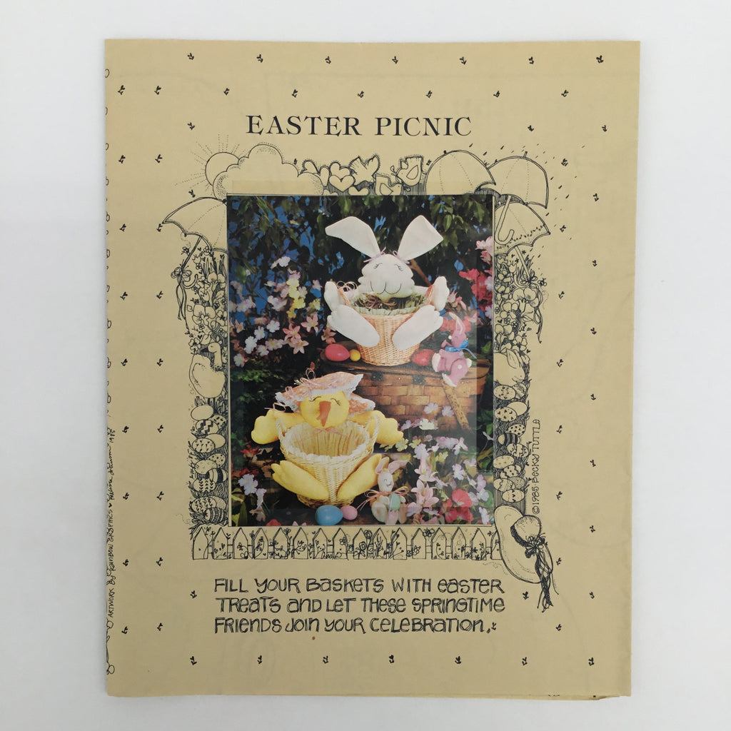 Easter Picnic - All Cooped Up - Vintage Uncut Craft Pattern