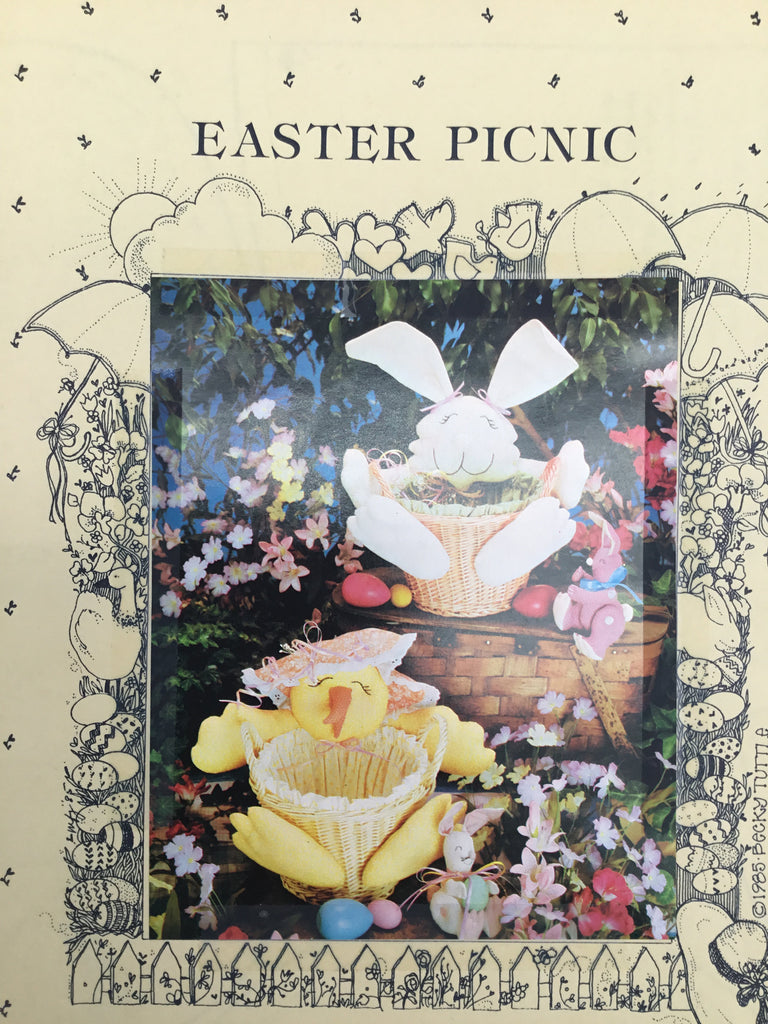 Easter Picnic - All Cooped Up - Vintage Uncut Craft Pattern