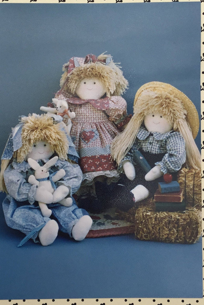 Country Kid Dolls - Country Comforts - Vintage Uncut Doll Pattern