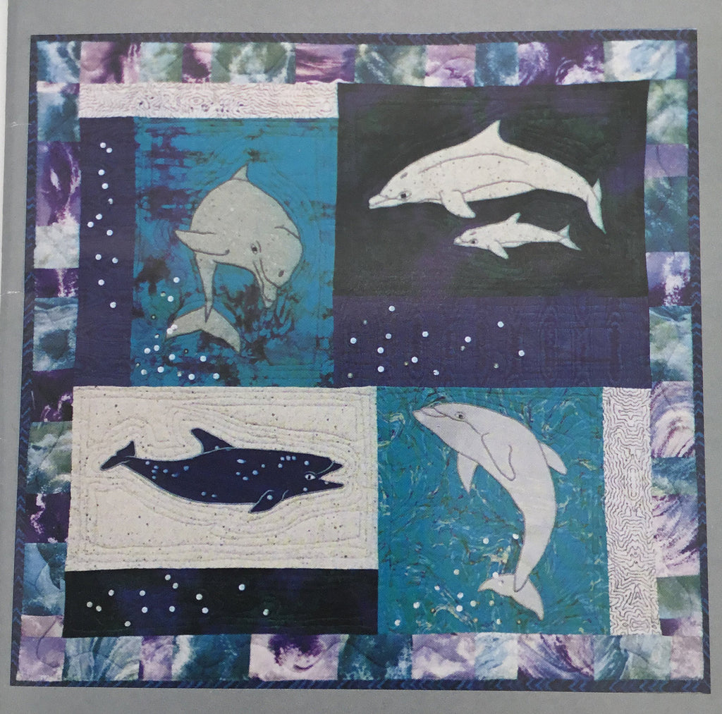 Dolphins - Critters in a Hurry #394 - Vintage Uncut Quilt Pattern