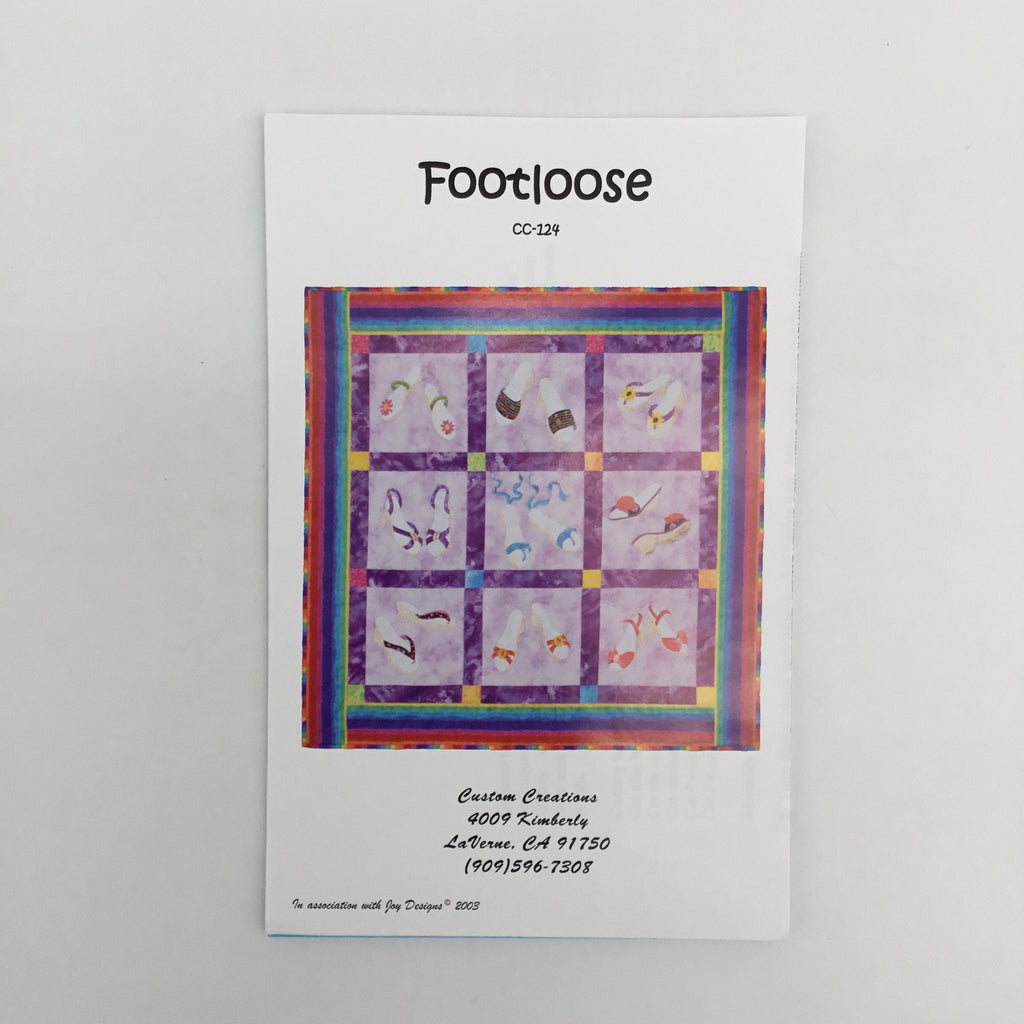 Footloose - Custom Creations #124 - Uncut Quilt Pattern