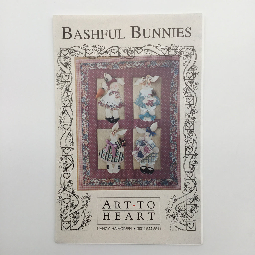 Bashful Bunnies - Art to Heart - Vintage Uncut Quilt Pattern
