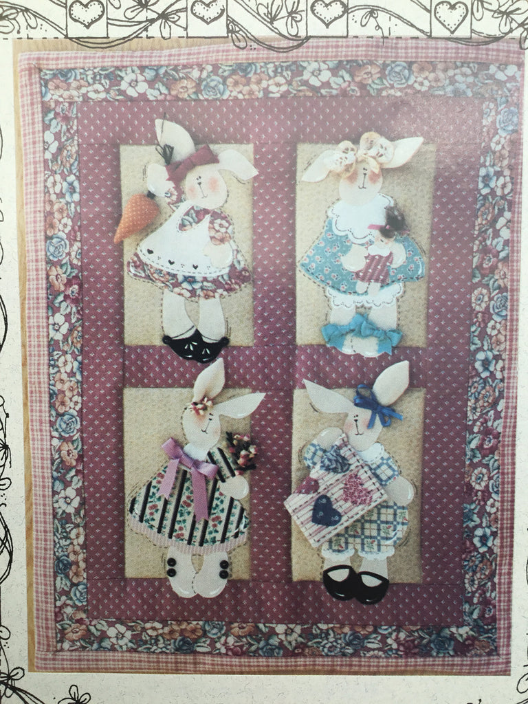 Bashful Bunnies - Art to Heart - Vintage Uncut Quilt Pattern