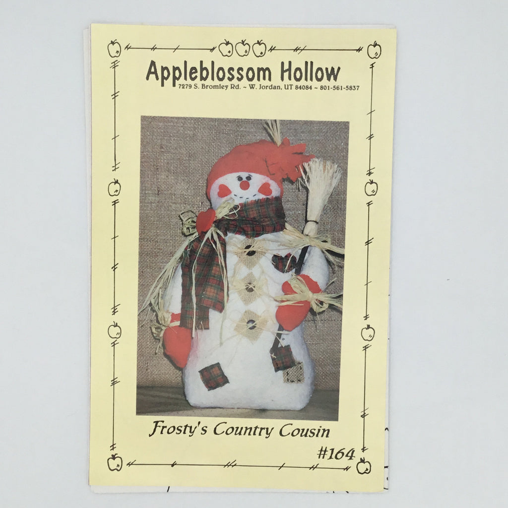 Frosty's Country Cousin - Appleblossom Hollow - Vintage Uncut Doll Pattern