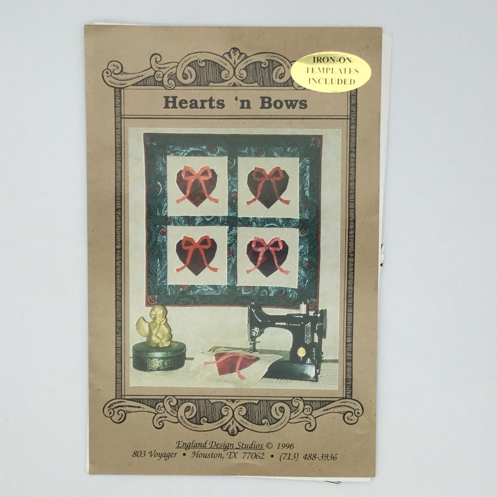 Hearts 'n Bows - England Design Studios - Vintage Uncut Quilt Pattern