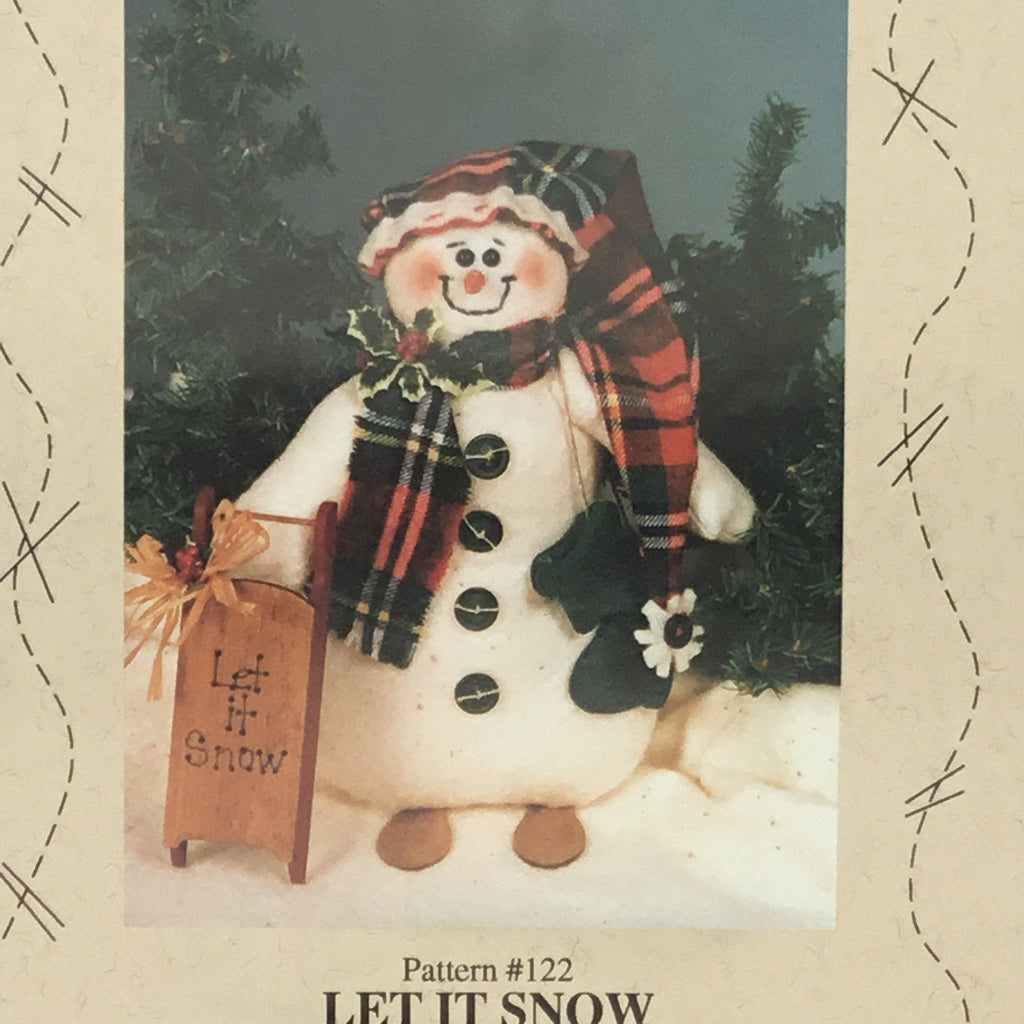 Let it Snow - Simply Friends #122 - Vintage Uncut Craft Pattern