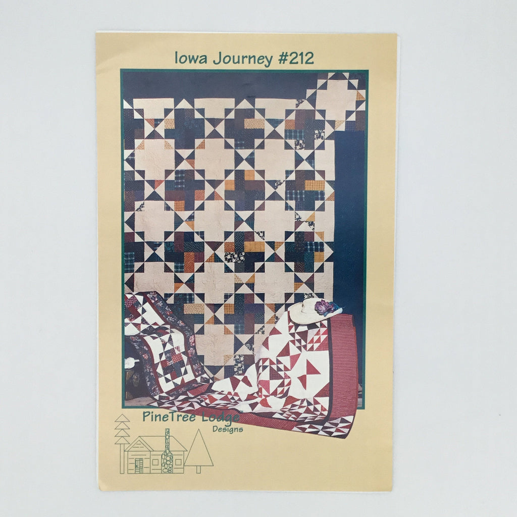 Iowa Journey - PineTree Lodge Designs #212 - Uncut Quilt Pattern
