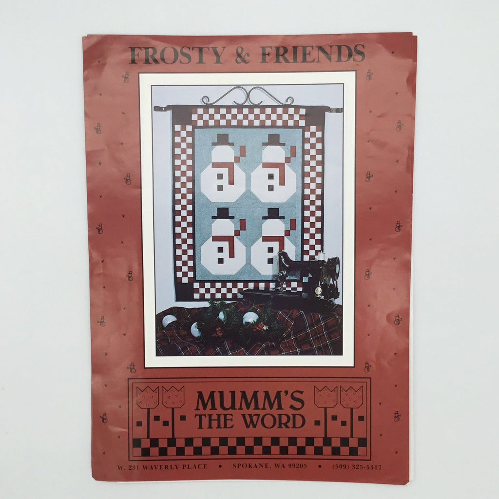 Frosty & Friends - Mumm's the Word - Vintage Uncut Quilt Pattern