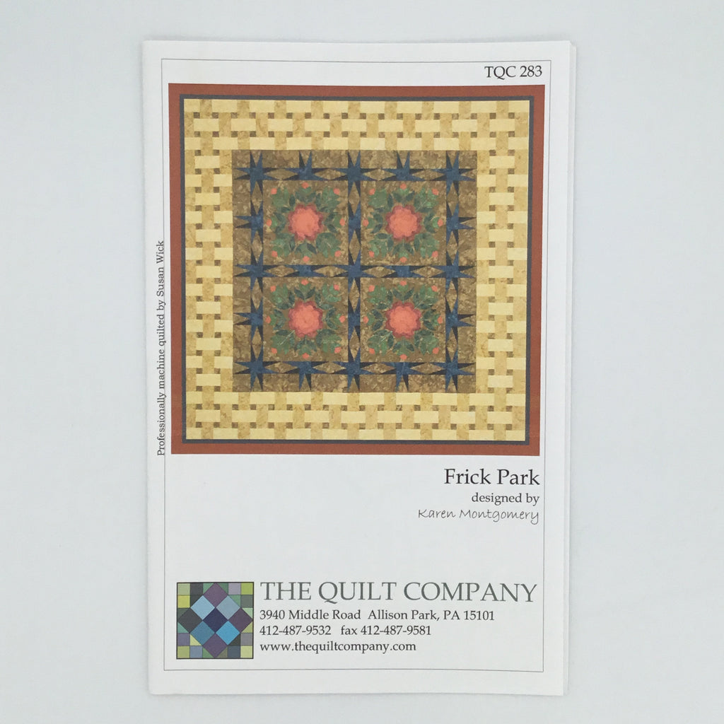 Frick Park - The Quilt Company #283 - Uncut Quilt Pattern
