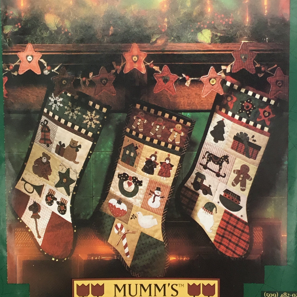 Christmas Treasures - Mumm's the Word - Vintage Uncut Applique Pattern