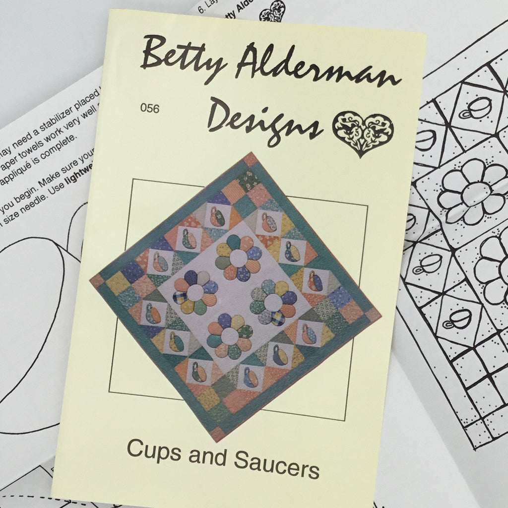 Cups and Saucers - Betty Alderman Designs - Vintage Uncut Quilt Pattern