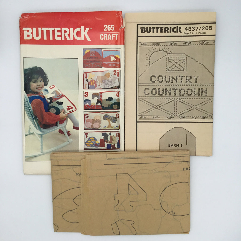 Butterick 265 Counting Book - Vintage Uncut Craft Pattern