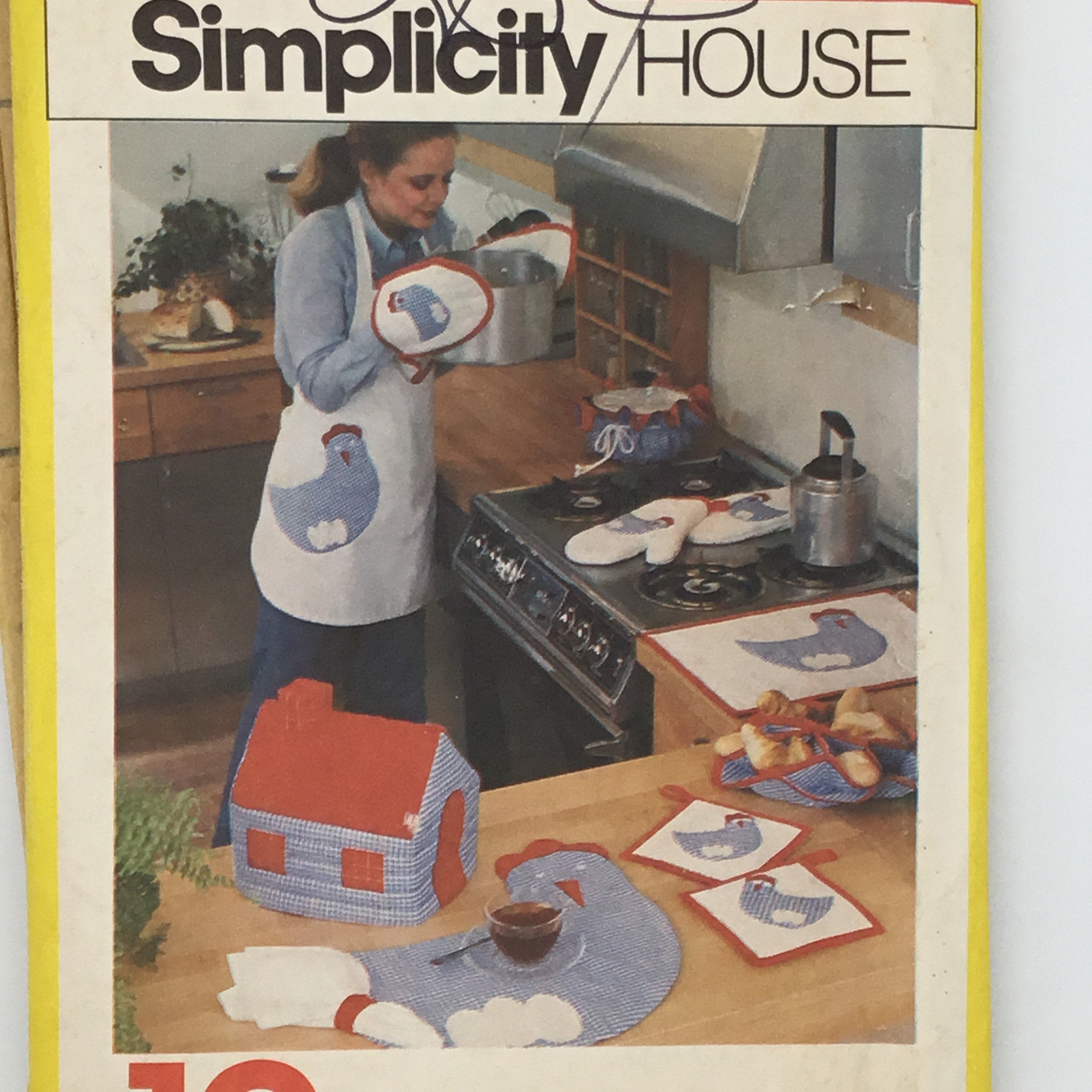 Simplicity 124 (1981) Kitchen Accessories - Vintage Uncut Sewing Patte ...