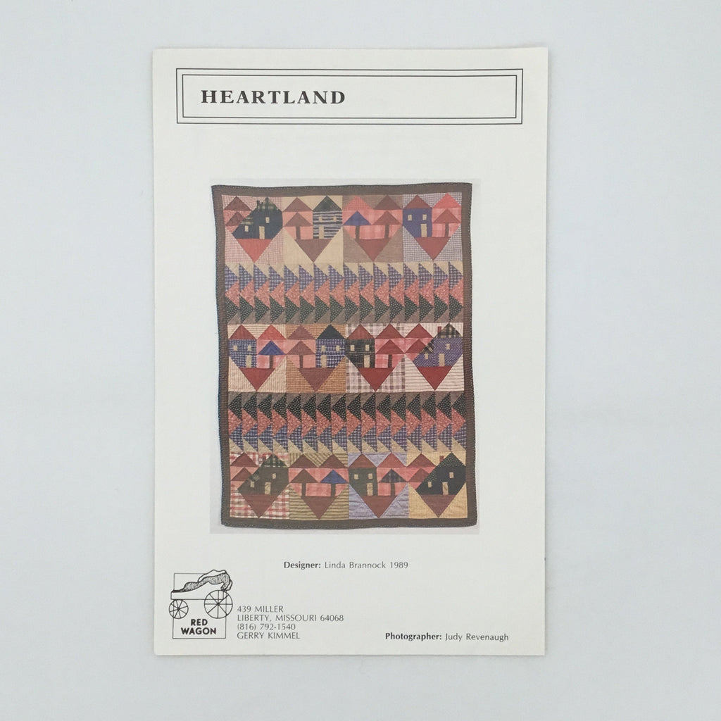 Heartland - Red Wagon - Vintage Uncut Quilt Pattern