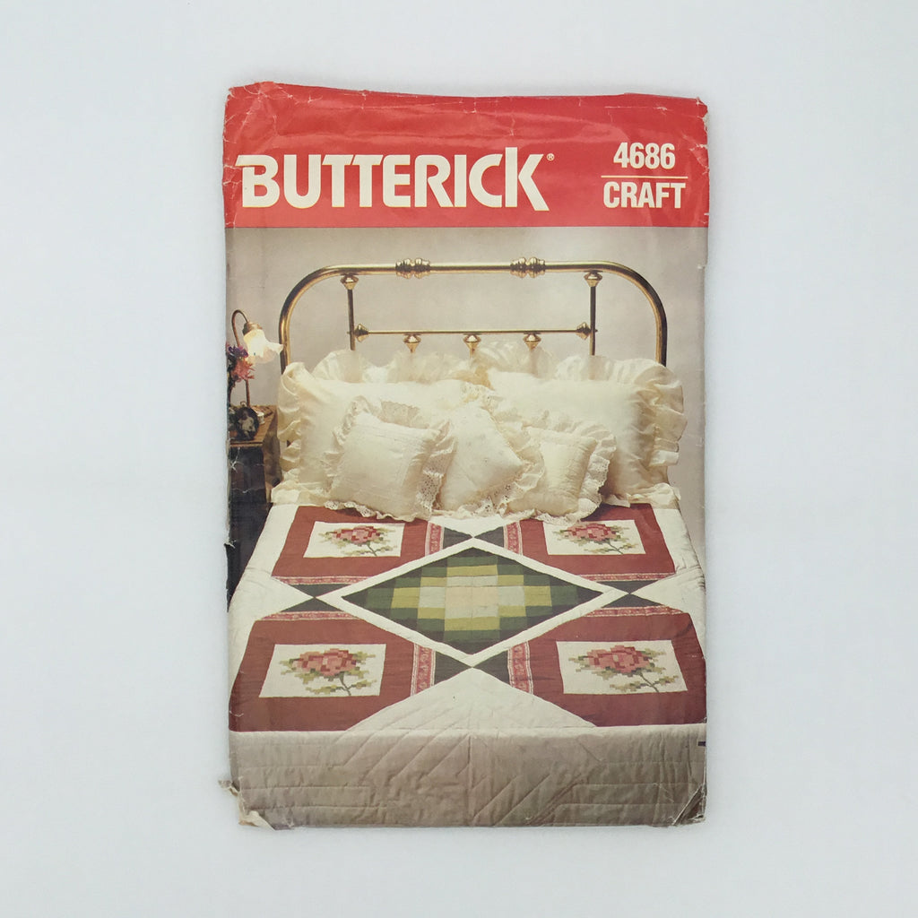 Butterick 4686 Quilt - Vintage Uncut Quilt Pattern