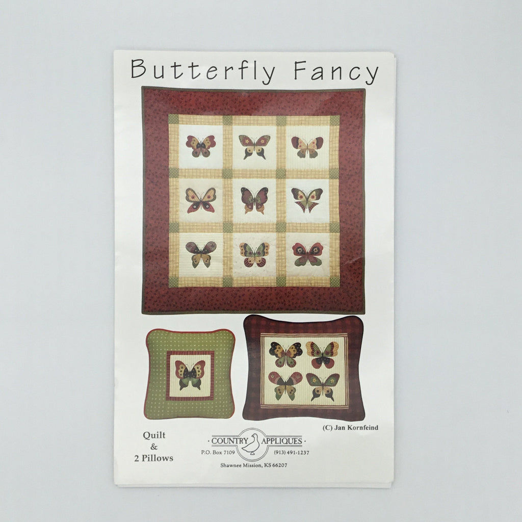 Butterfly Fancy - Country Appliques - Uncut Quilt Pattern