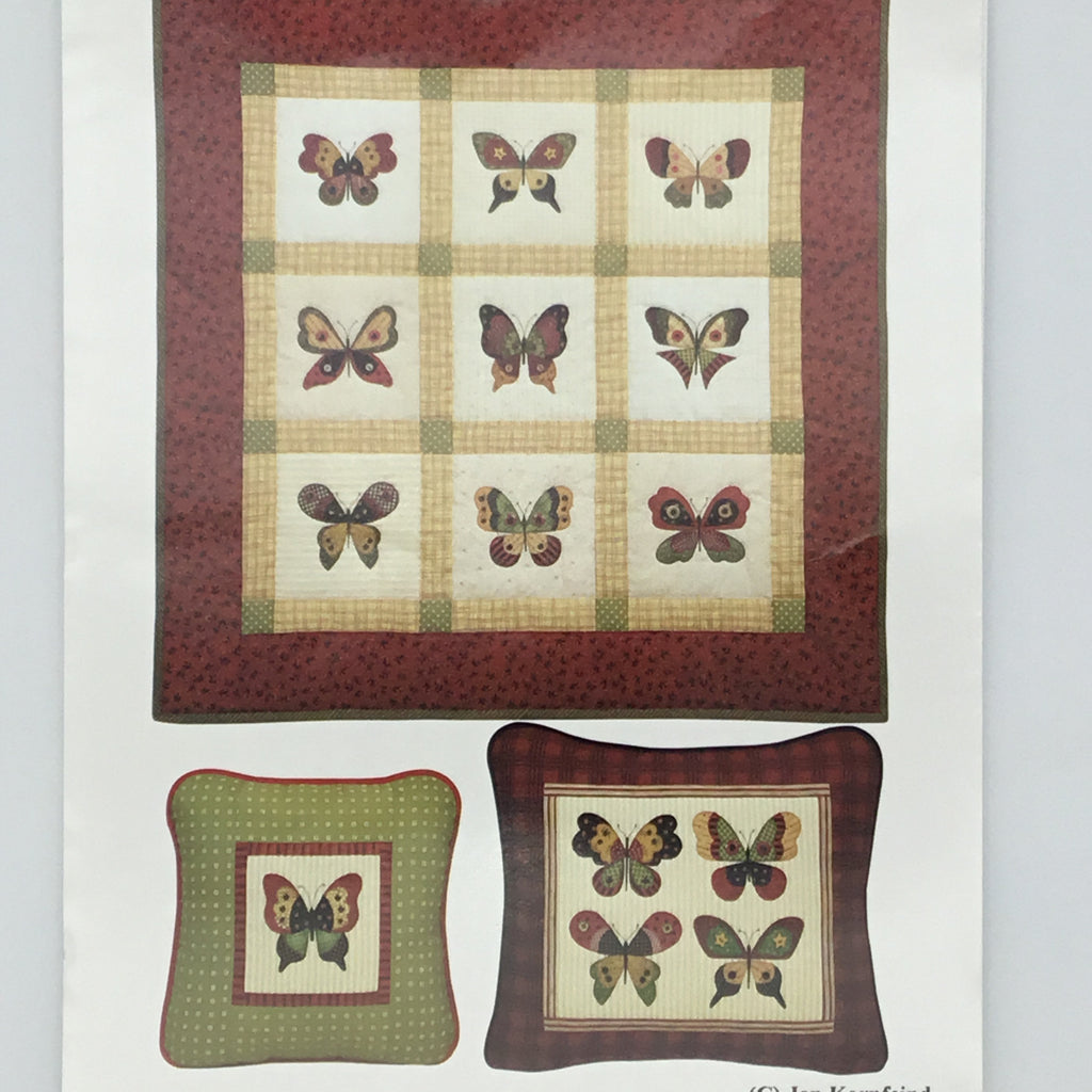 Butterfly Fancy - Country Appliques - Uncut Quilt Pattern