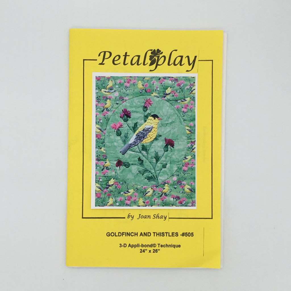 Goldfinch and Thistles - Petal Play - Uncut Quilt Pattern