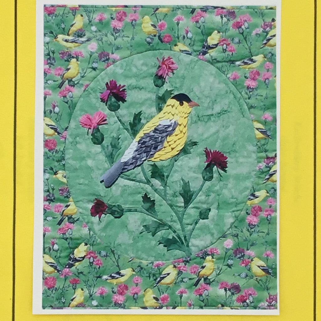 Goldfinch and Thistles - Petal Play - Uncut Quilt Pattern