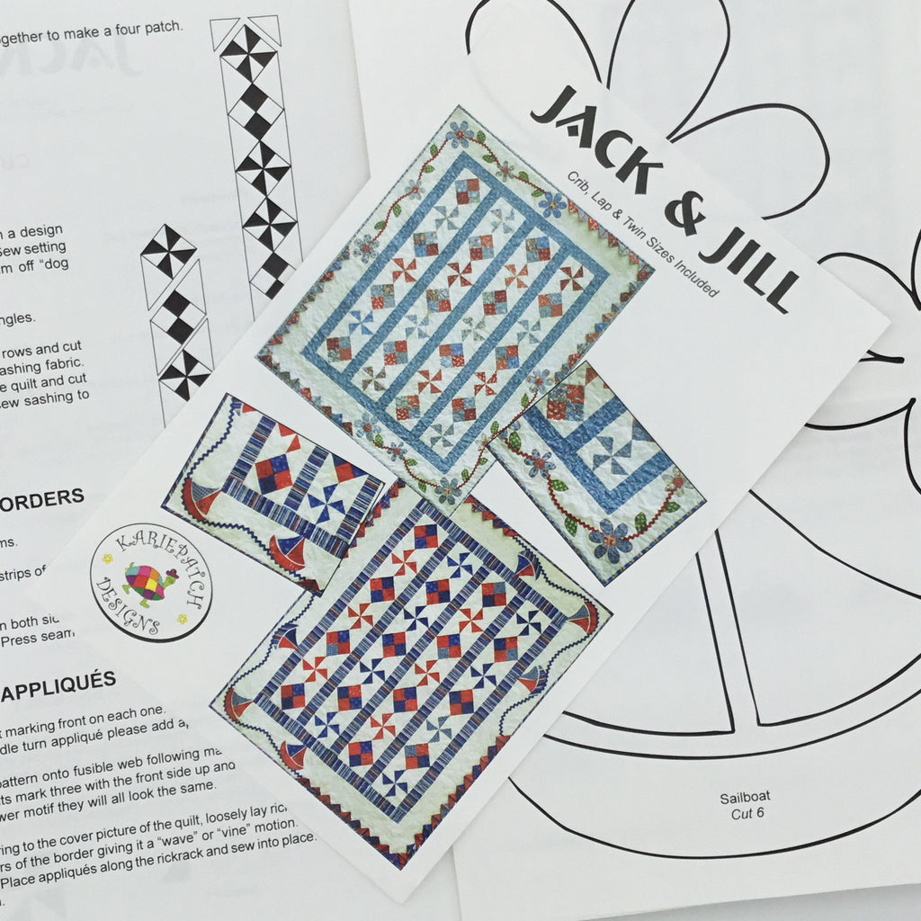 Jack & Jill - KariePatch Designs - Uncut Quilt Pattern