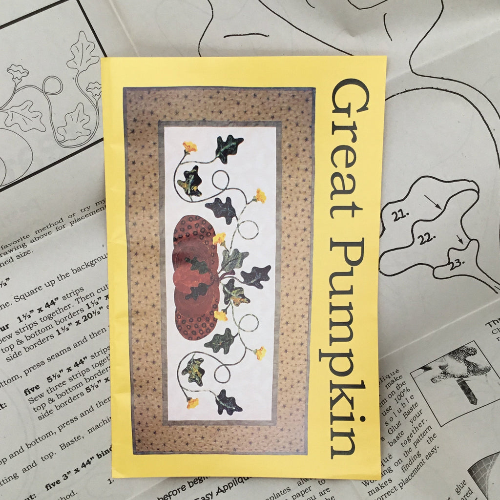 Great Pumpkin - P3 Designs - Uncut Quilt Pattern