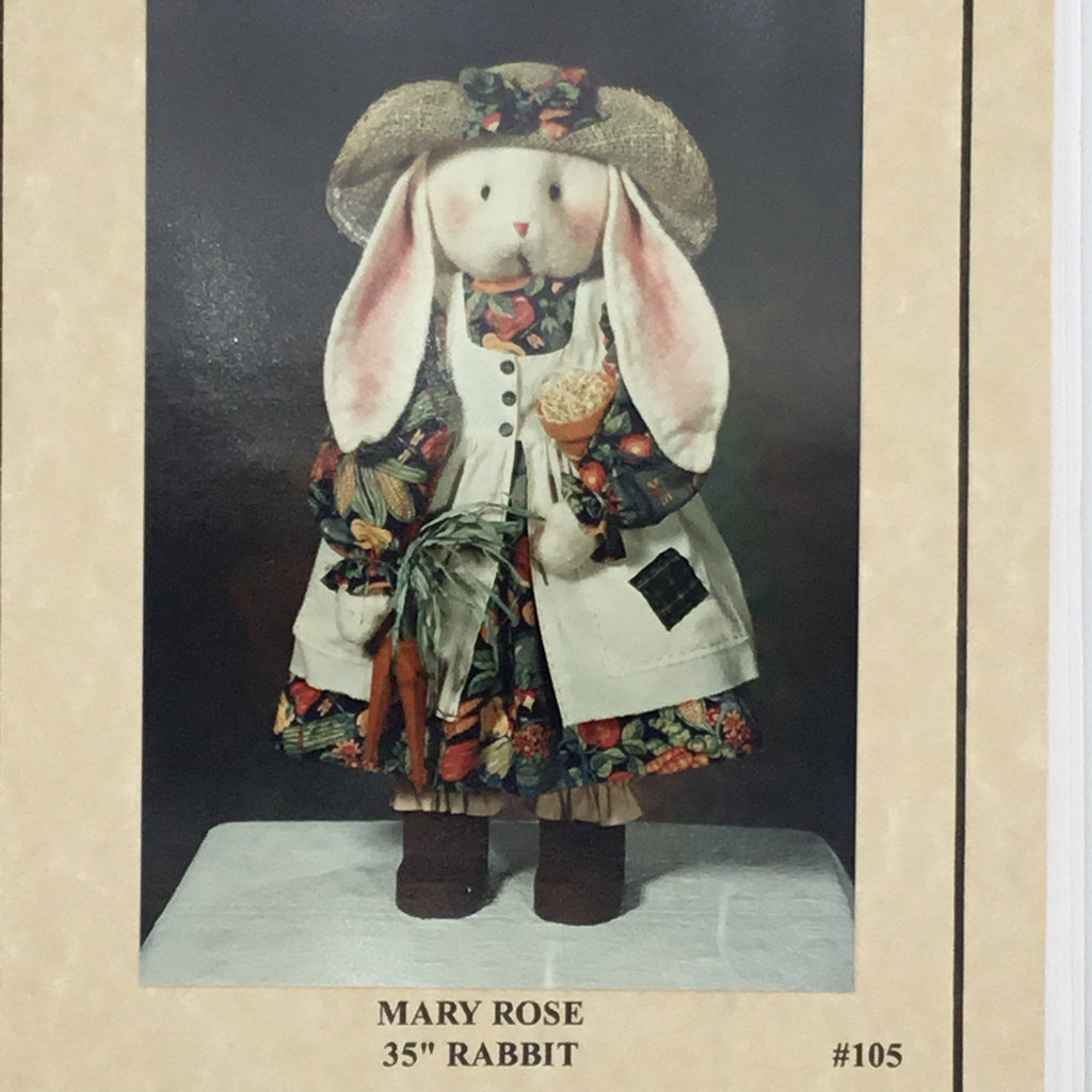 Mary Rose - Maggie Ann & Friends - Vintage Uncut Stuffed Animal Pattern