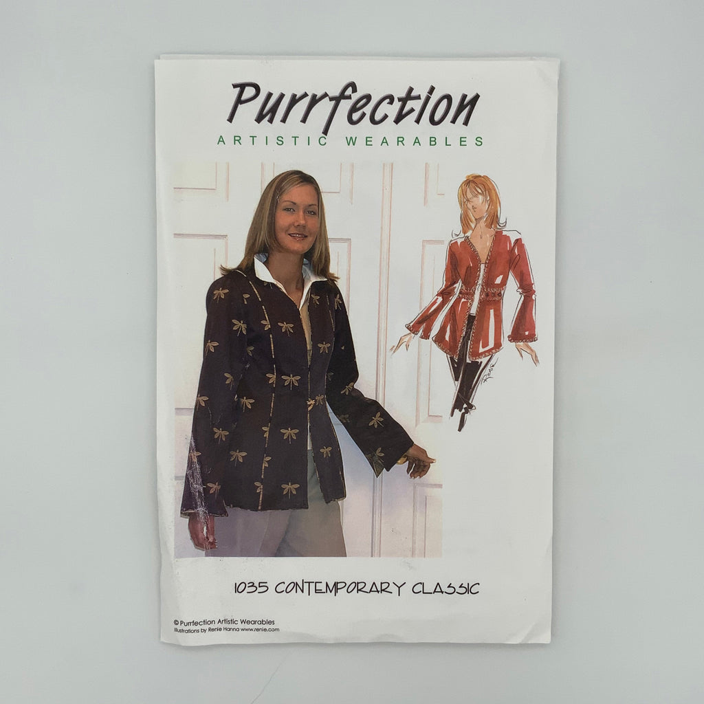Contemporary Classic - Purrfection #1035 - Size XS-5XL - Uncut Sewing Pattern